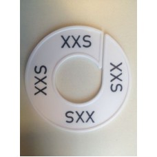 Maatring 9cm wit/zw XXS Td05601908